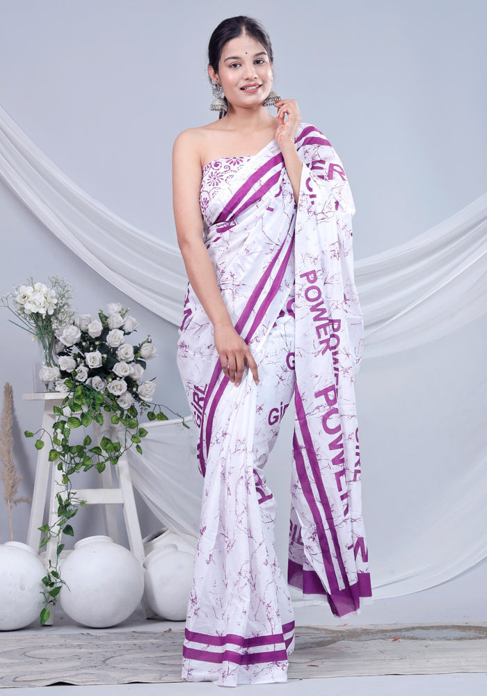Handcrafted Cotton Saree
