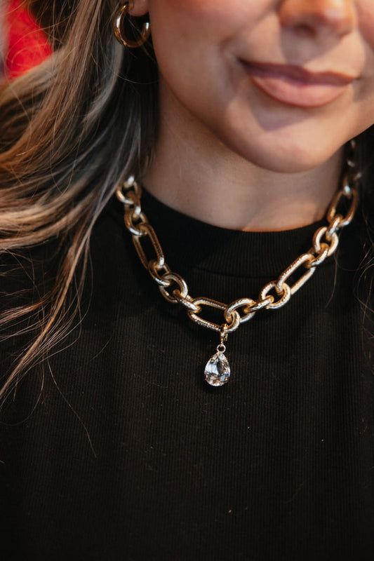 Golden Leaf Necklace - Macoma Boutique315 Jewelry