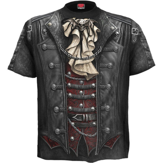 GOTH WRAP - Allover T-Shirt Black -  - T-Shirts