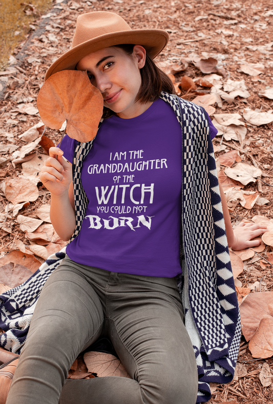 Granddaughter of the Witch Tee in Distressed or Solid Style