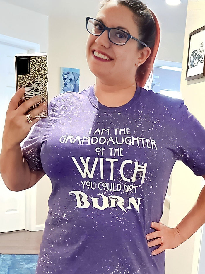 Granddaughter of the Witch Tee in Distressed or Solid Style