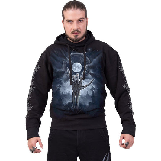 GRIM ROCKER - Hoody Black -  - Hoodies