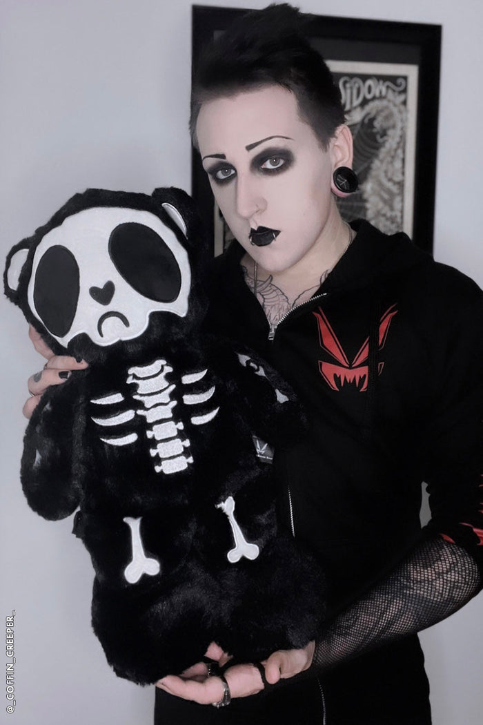Grumpy Bones Bear Plush Toy -  - Plushies