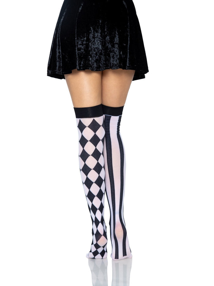 Harlequin Thigh High Stockings -  - Thigh Highs