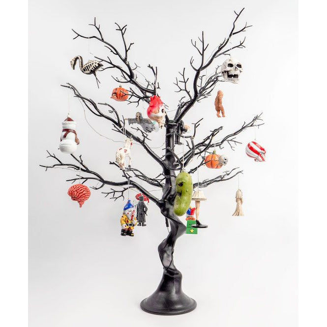 Horrornaments Tree - Gothic Halloween Display Tree - Horror Ornament Stand -  - Horrornaments Tree
