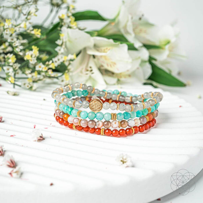 I Am Healthy: Mind, Body & Spirit Restoration Bracelet Pack of 4 -  - Bracelets