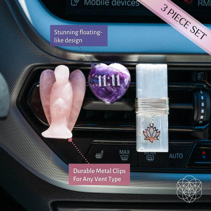 I Am Very Lucky - 11:11 Blessed Car Crystal Kit -  - Car Accessories