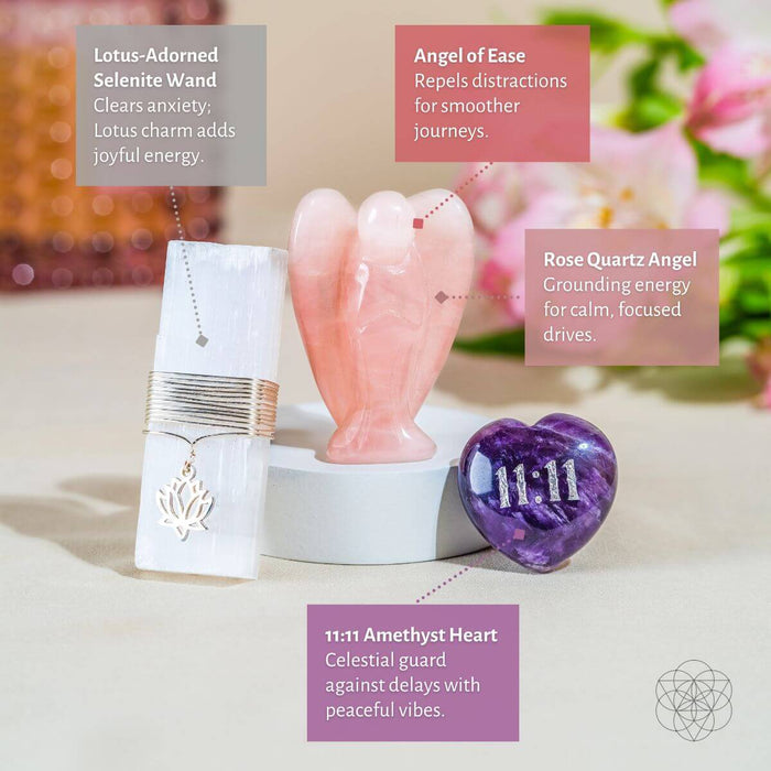 I Am Very Lucky - 11:11 Blessed Car Crystal Kit -  - Car Accessories