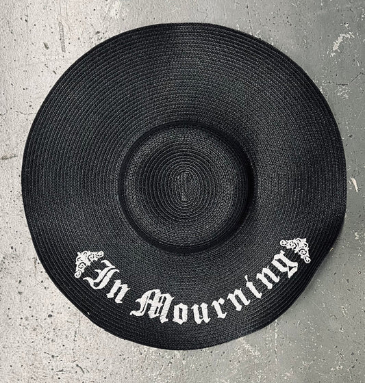 In Mourning XL Brim Floppy Sun Hat