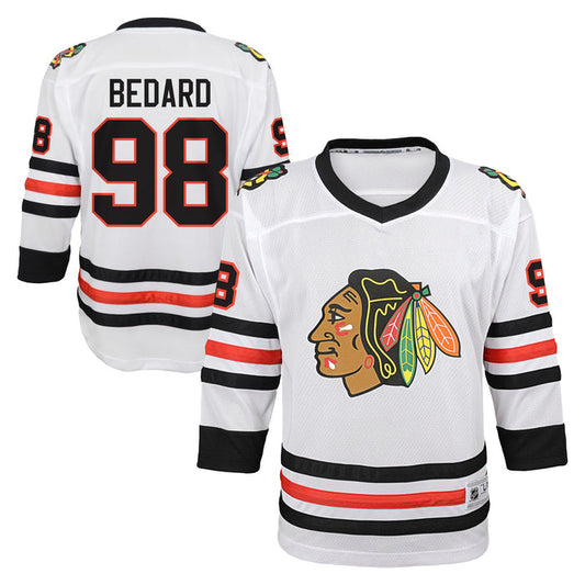 Infant Chicago Blackhawks Connor Bedard Away Jersey