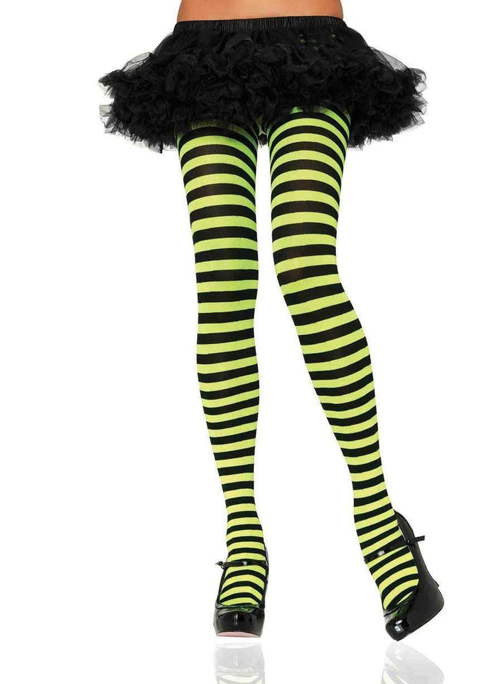 Jada Striped Women's Tights - Bold and Fun -  - Hosiery