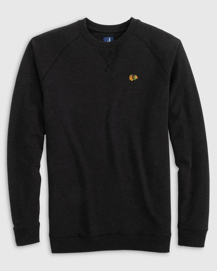 johnnie-O Chicago Blackhawks Freeman Crewneck Fleece Sweatshirt
