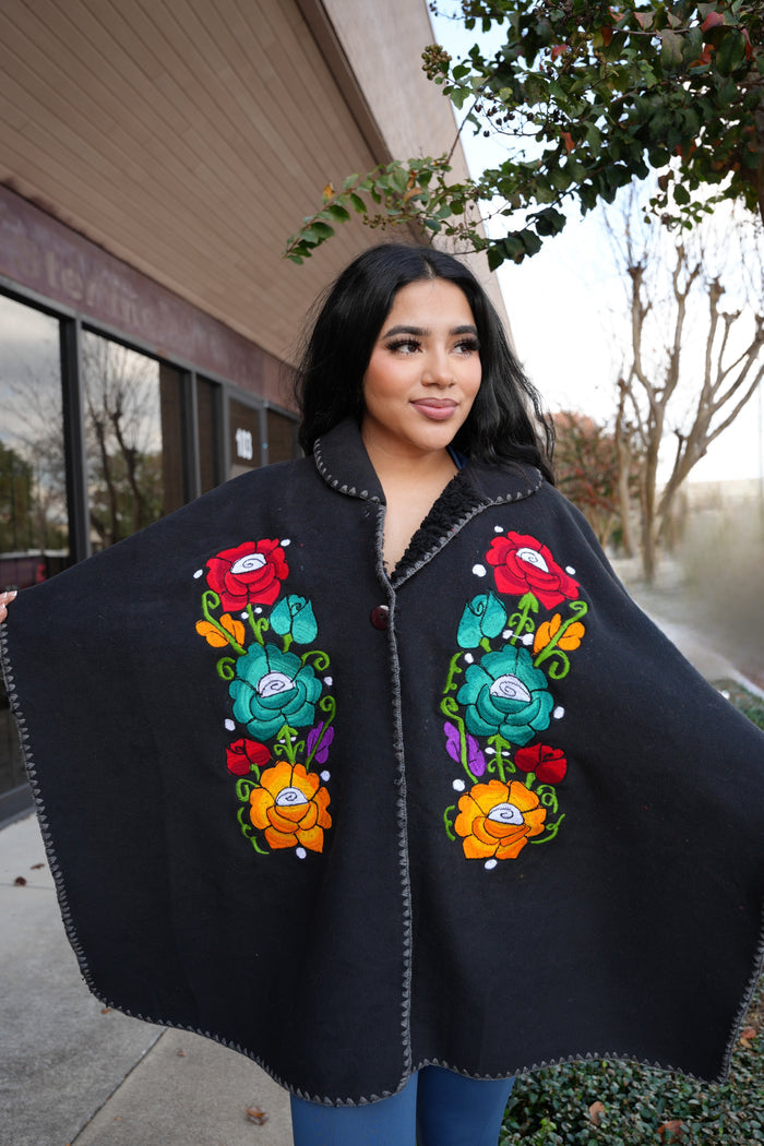 Josefina Embroidery Poncho