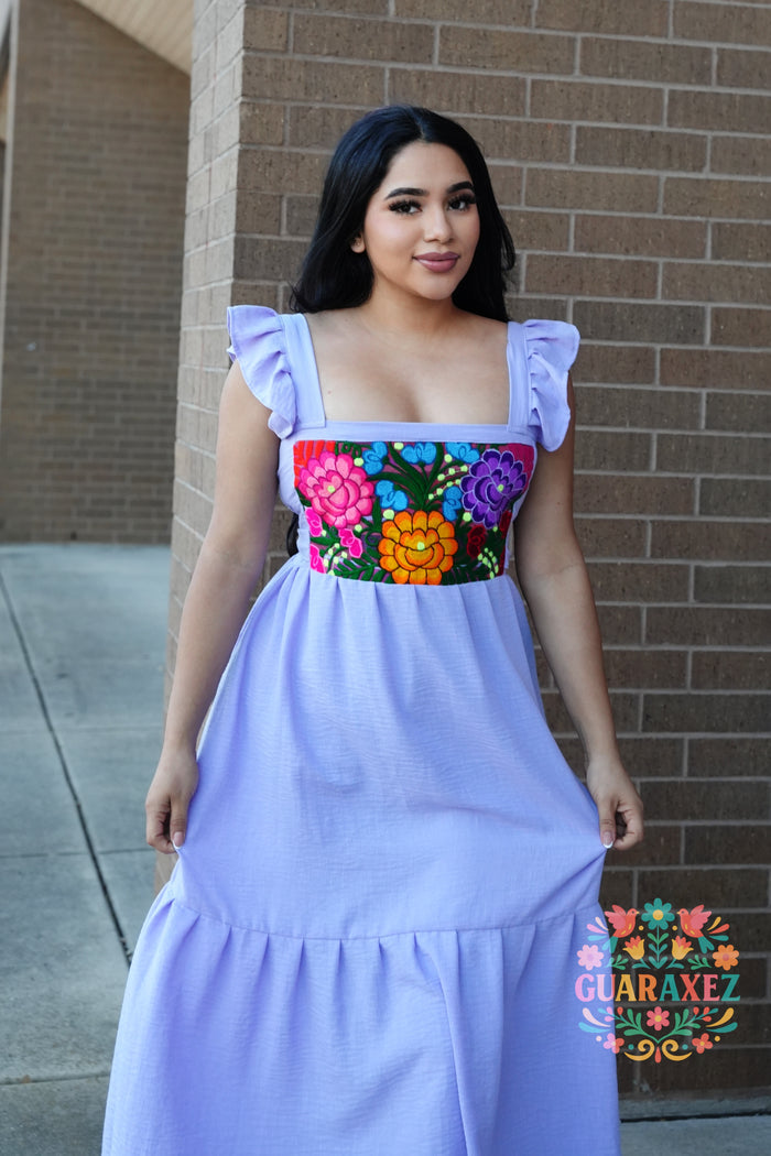 Julia Mexican Embroidery Dress