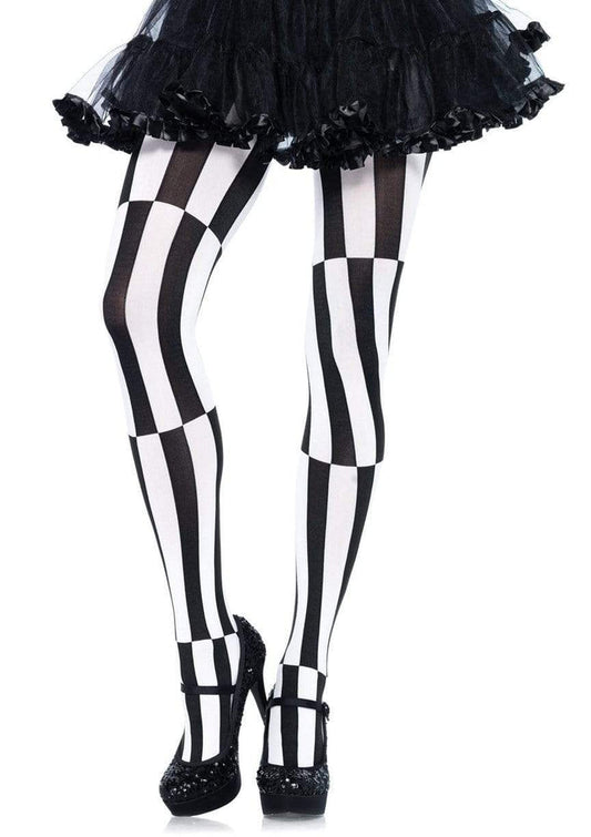 Kala Striped Optical Illusion Tights -  - Tights