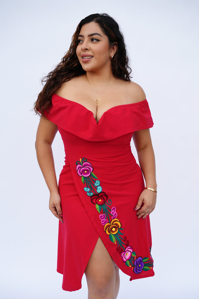 Lady Dress Red