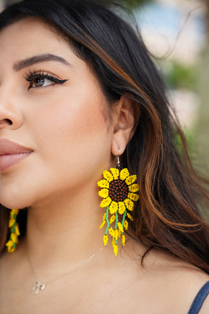Large Girasol Earrings