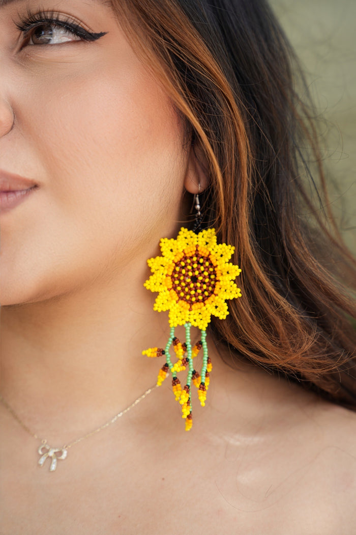 Large Girasol Earrings