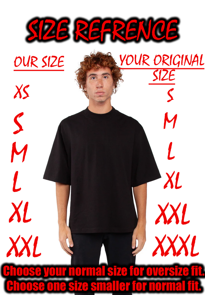Lil Red Oversized Crop Top - Super Max Heavyweight Streetwear Essential