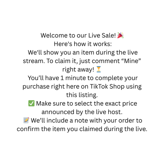 LIVE SALE