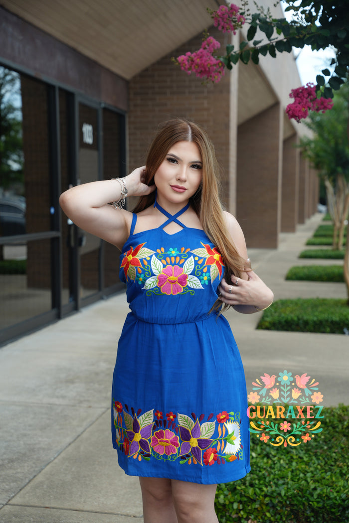 Lolita Embroidery Mexican Dress