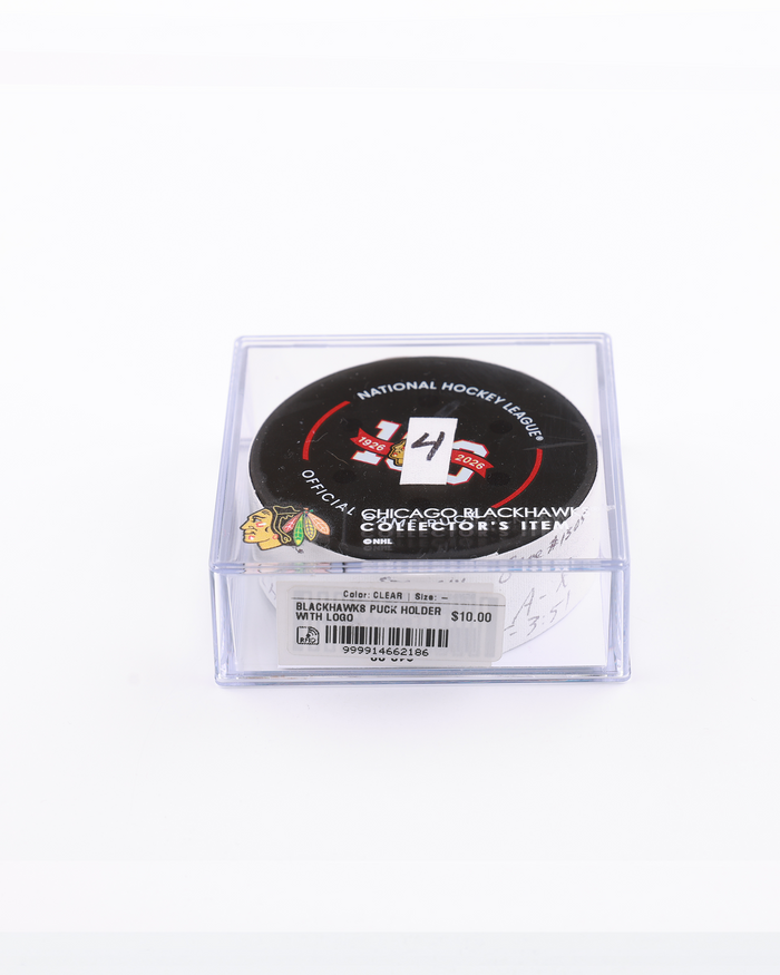 Louis Crevier Game-Used Goal Puck 4/15/2026 25398