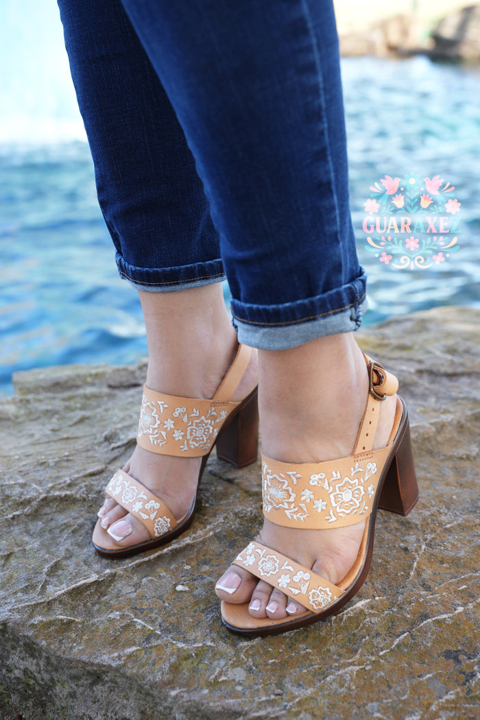 Lucia Embroidery Heel