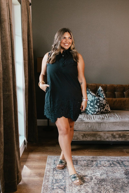 Lucky Lady Dress In Black - Macoma Boutique250 Dresses