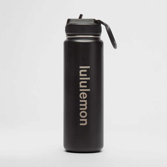 lululemon Chicago Blackhawks Back to Life Sport Bottle 24oz Straw Lid