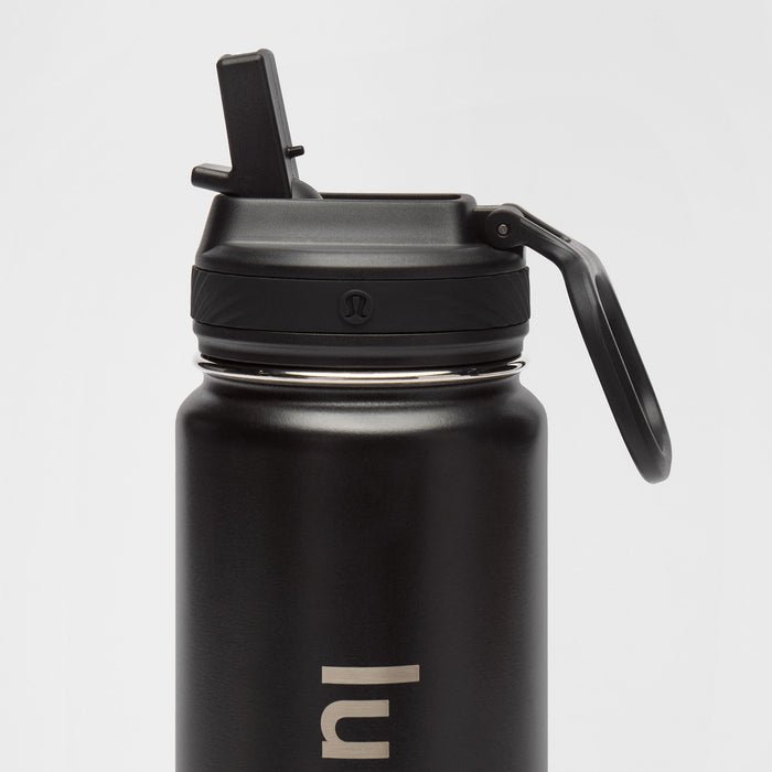 lululemon Chicago Blackhawks Back to Life Sport Bottle 24oz Straw Lid