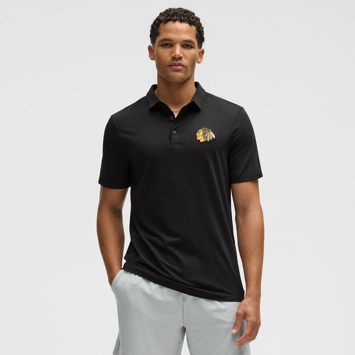 lululemon Chicago Blackhawks Black Evolution Polo