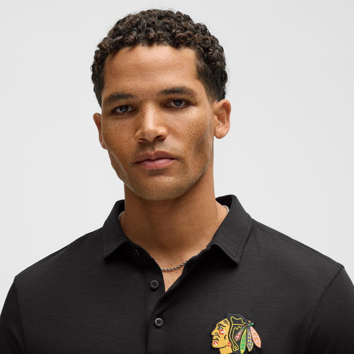 lululemon Chicago Blackhawks Black Evolution Polo