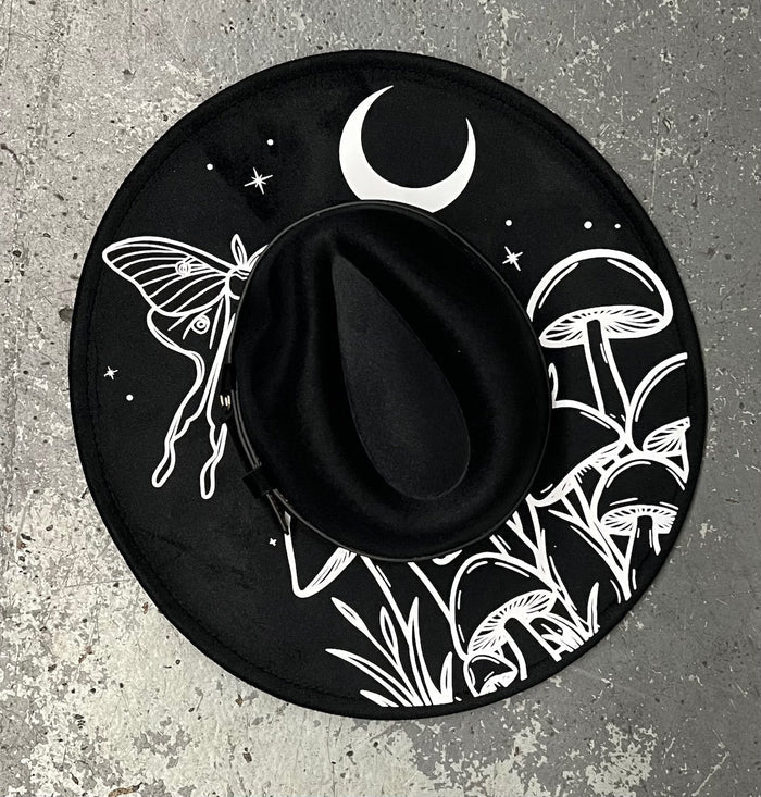 Luna Mushrooms Vegan Felt XL Wide Brim Hat