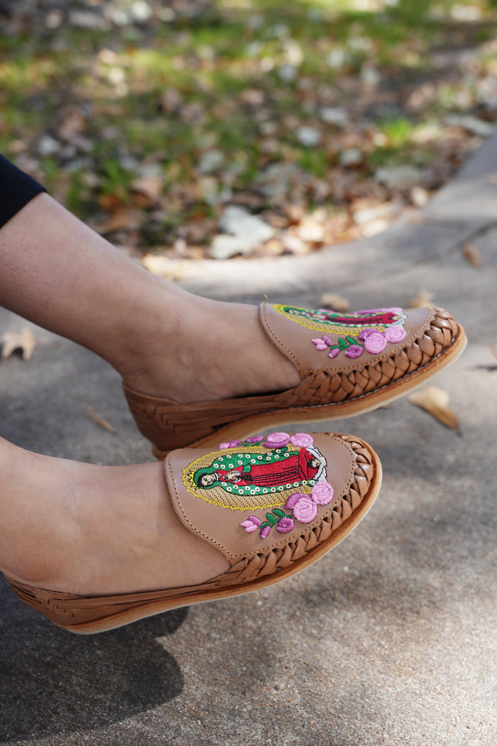 Lupita Mexican Flats Huaraches Tan