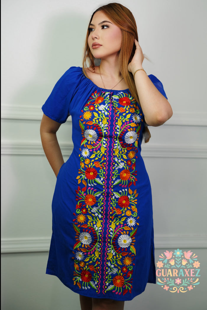 Mamacita Embroidered Mexican Dress