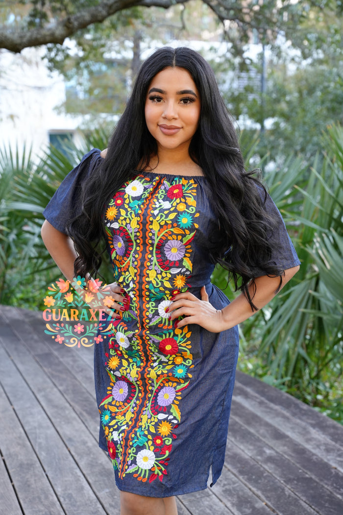 Mamacita Embroidered Mexican Dress