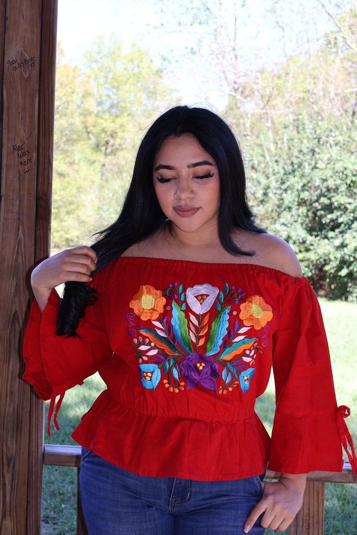 Margarita Embroidery Top