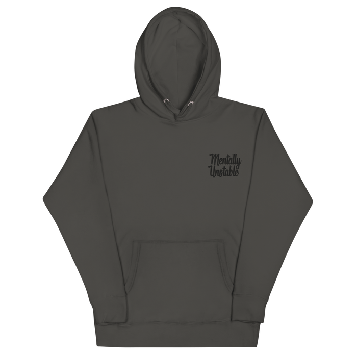 Mentally Unstable Embroidered Hoodie