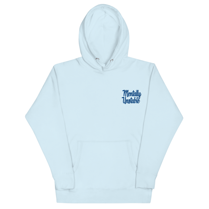 Mentally Unstable Embroidered Hoodie