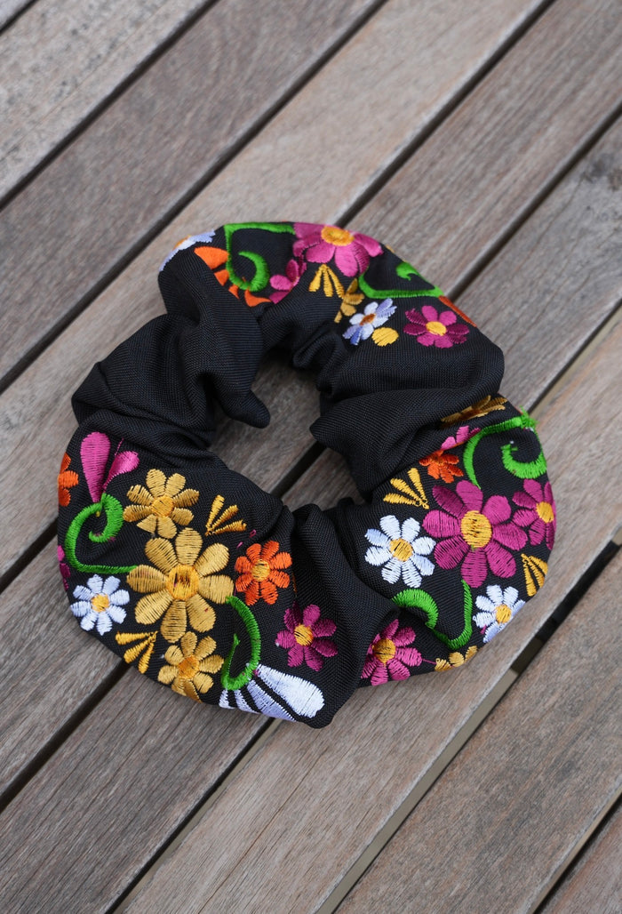 Mexican Embroidery Scrunchies