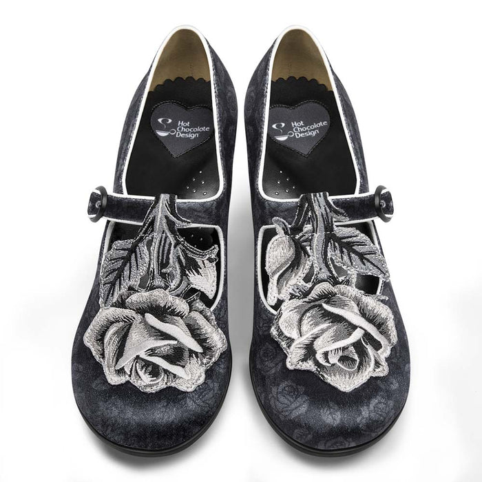 Mid Heels Black Tudor Women's Mary Jane Pump -  - Mid Heels