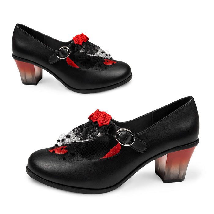 Mid Heels Melancholy Women's Mary Jane Pump -  - Mid Heels
