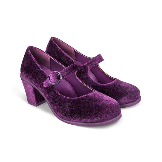 Mid Heels Plum Elixir Women's Mary Jane Pump -  - Mid Heels