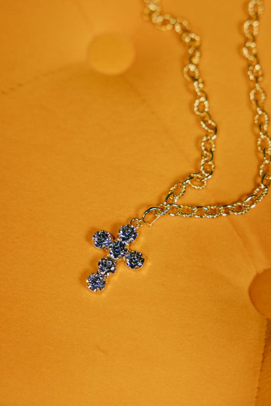Mini Cross Charms in Gold Sky - Macoma Boutique315 Jewelry