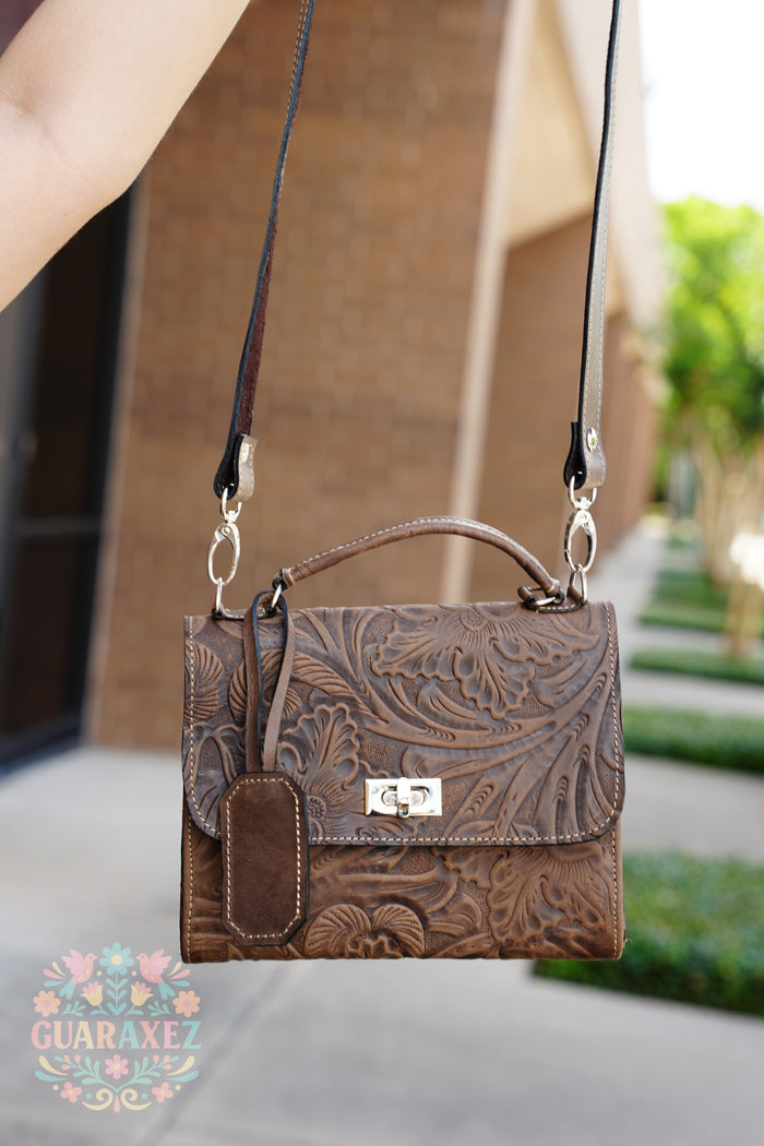 Mini Kelly Mexicana Leather Bag