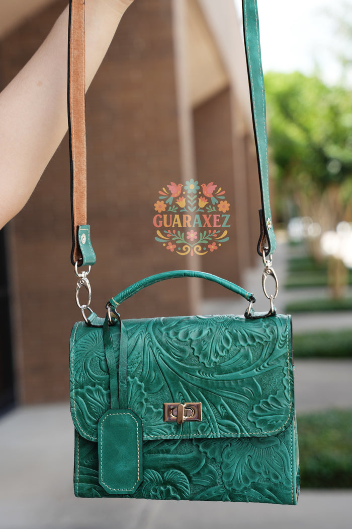 Mini Kelly Mexicana Leather Bag