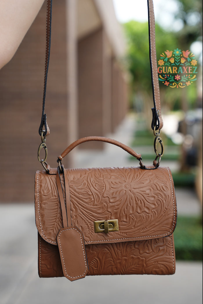 Mini Kelly Mexicana Leather Bag