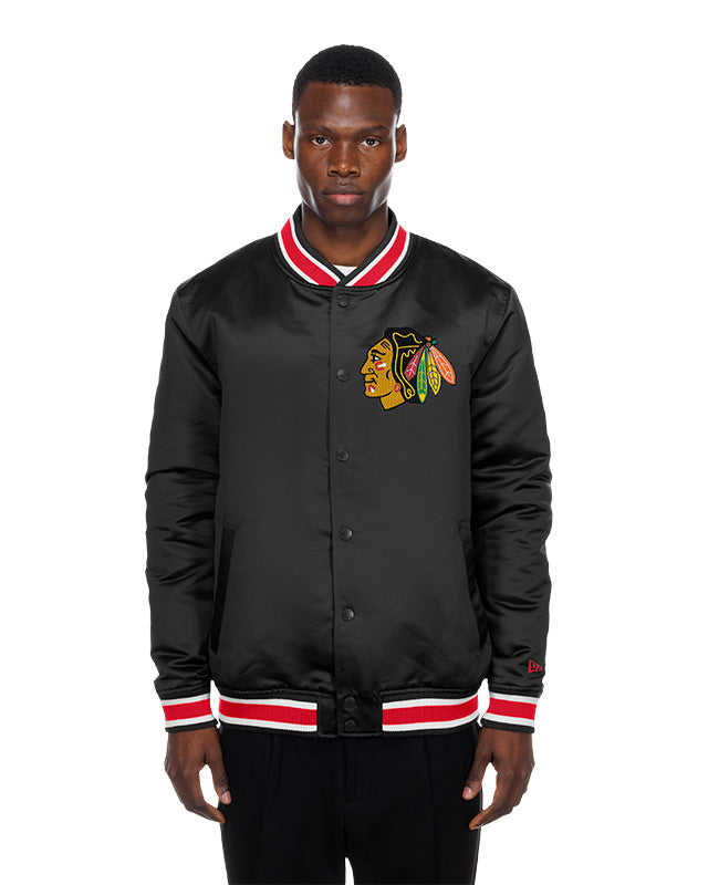 New Era Chicago Blackhawks Game Day Satin Jacket