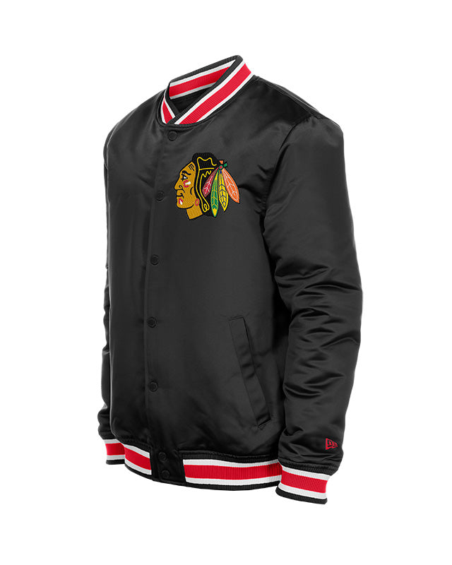 New Era Chicago Blackhawks Game Day Satin Jacket