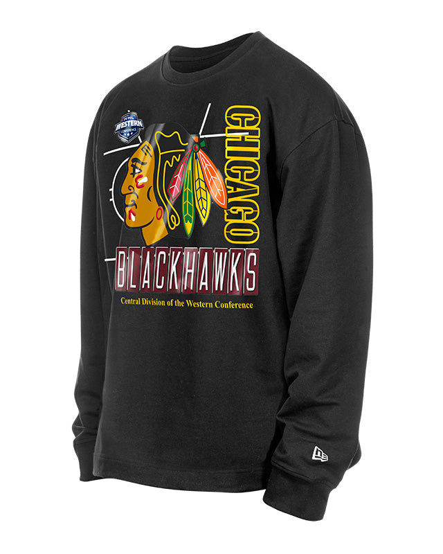 New Era Chicago Blackhawks Leisure Boxy Crewneck